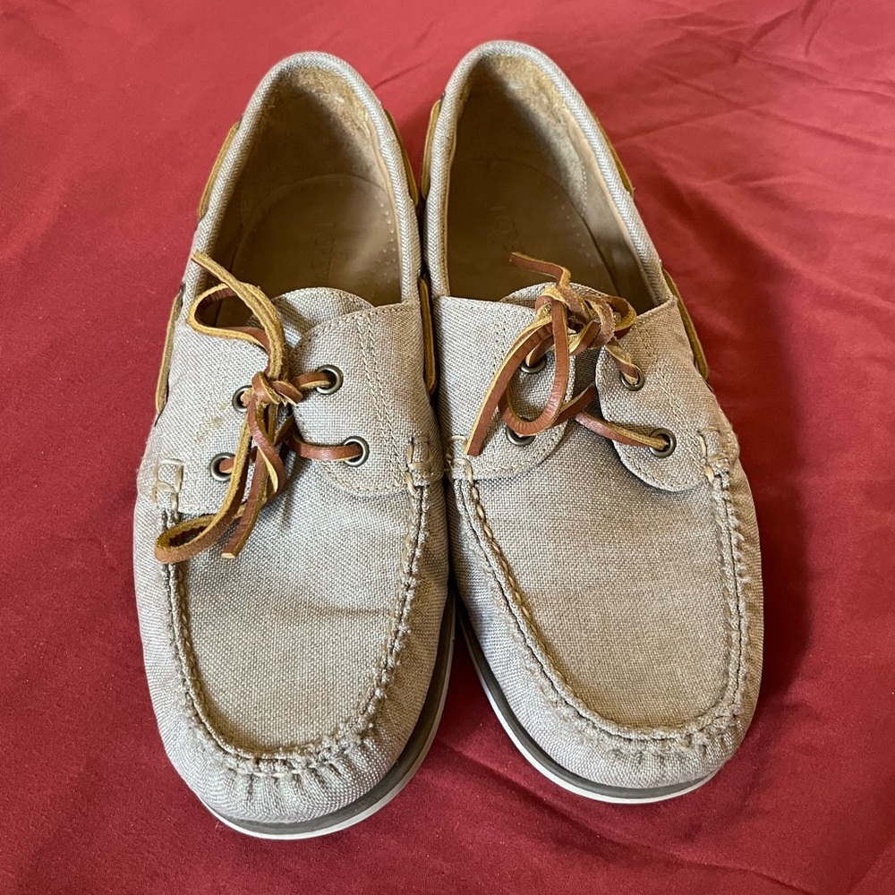 J. Crew Men's Tan Boat Shoes